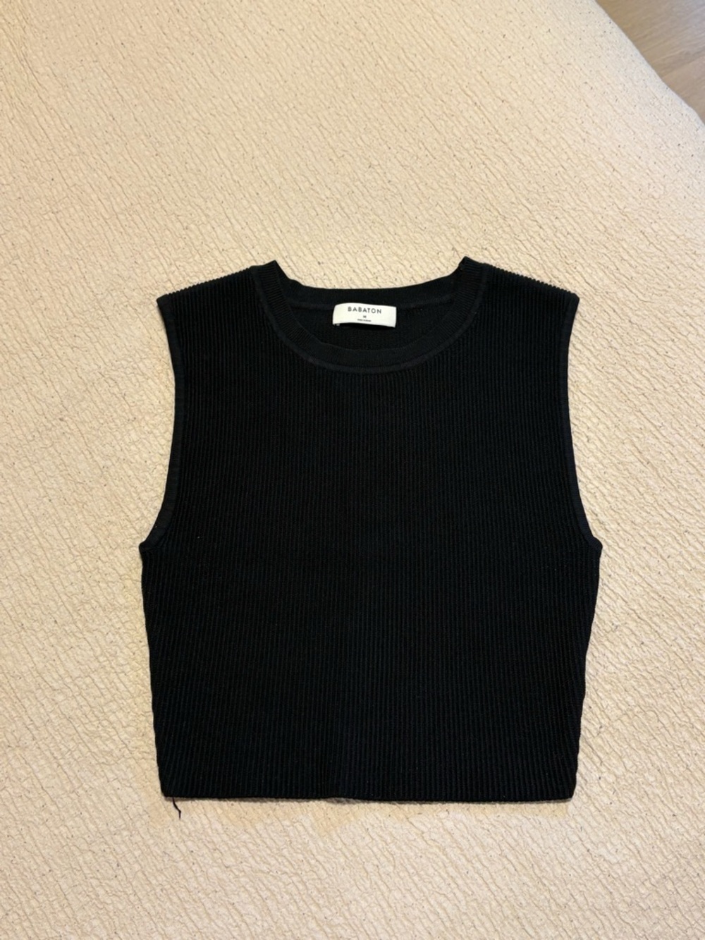 Babaton Black Sculpt Top